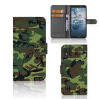 Nokia C2 2nd Edition | Telefoon Hoesje | Army Dark