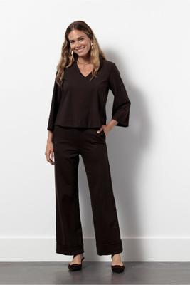 Loreen punto trousers - espresso - 13295
