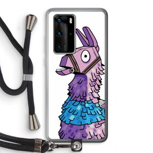 Lama: Huawei P40 Pro Transparant Hoesje met koord