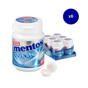 Mentos Chewing Gum - Sweet Mint White - 6 doosjes