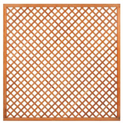 Trellis diagonaal met lijst hardhout 180 cm Tuindeco - Tuindeco