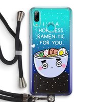 I'm A Hopeless Ramen-Tic For You: Huawei P Smart (2019) Transparant Hoesje met koord