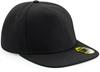 Beechfield CB660 Original Flat Peak Snapback Cap - Black/Black/Black - One Size