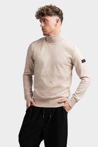 Malelions Turtleneck Sweater Heren Beige - Maat XS - Kleur: Beige | Soccerfanshop
