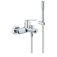 GROHE Eurosmart Cosmopolitan badkraan met omstel en koppelingen met garnituur chroom 32832000