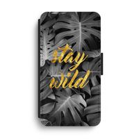 Stay wild: iPhone XS Max Flip Hoesje