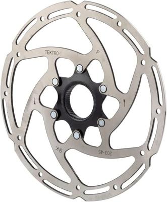 Kt Tero tr203-45 remschijf rotor ø203mm 2.3mm centerlock zilver