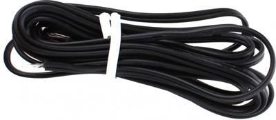 verlichtingssnoer 2-aderig 210 cm zwart