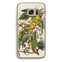 Carolinaparkiet: Samsung Galaxy S7 Transparant Hoesje Carolinaparkiet: Samsung Galaxy S7 Transparant Hoesje