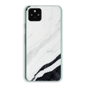 Elegante marmer: Google Pixel 5a 5G Transparant Hoesje