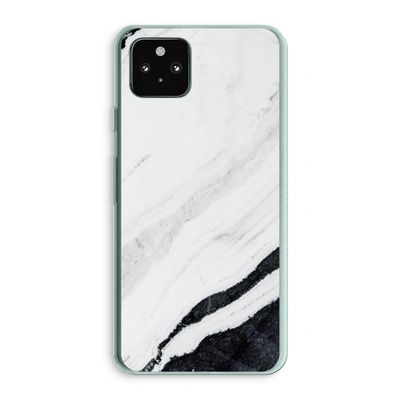 Elegante marmer: Google Pixel 5a 5G Transparant Hoesje