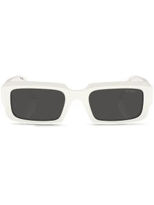 Prada Eyewear lunettes de soleil à monture rectangulaire - Blanc