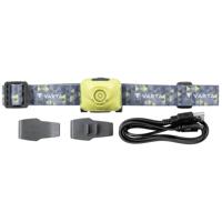 Varta Outd.Sp. Ultralight H30R lime Hoofdlamp LED werkt op een accu 100 lm