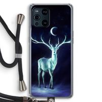Nightbringer: Oppo Find X3 Pro Transparant Hoesje met koord