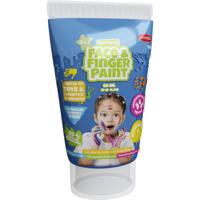Boti Natural face & fingerpaint tube - blauw, 65ml