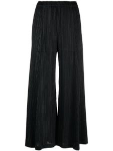 Pleats Please Issey Miyake pantalon droit à effet plissé - Noir