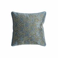 Kussen DKD Home Decor Blauw Gouden 45 x 10 x 45 cm