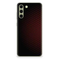 Samsung Galaxy S21FE | TPU bumper | Geruit Rood
