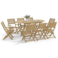 Tuinstoelen 6 st inklapbaar 54,5x61,5x86,5 cm acaciahout