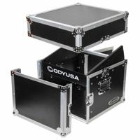 Odyssey FZ1006 audioapparatuurtas DJ-mixer Hard case Zwart, Roestvrijstaal - thumbnail