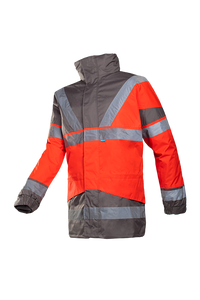 Sioen 209A Skollfield Signalisatie regenparka met uitneembare bodywarmer