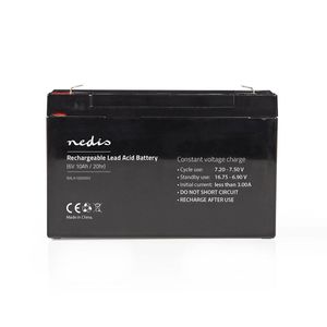 Nedis Oplaadbare Loodaccu | Lead-Acid | 6 V | 10000 mAh | 1 stuks - BALA100006V BALA100006V