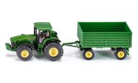 Siku John deere tractor + kieptrailer (1:50)