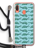 Kroko: Samsung Galaxy A20e Transparant Hoesje met koord