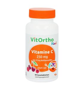 Vitamine C 250 mg met 25 mg bioflavonoiden (kind)