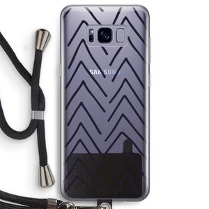 Marrakech Arrows: Samsung Galaxy S8 Transparant Hoesje met koord