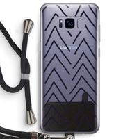 Marrakech Arrows: Samsung Galaxy S8 Transparant Hoesje met koord