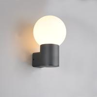 Trio Bol wandlampMures antraciet - 269860142