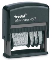 Trodat tekststempel met datum Printy 4817 woorden: faxé le, par e-mail, reçu le, répondu le, saisi le,...