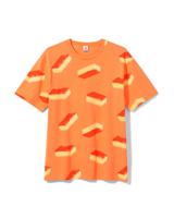 HEMA Heren T-shirt Relaxed Fit Oranje Tompouce Oranje (oranje)