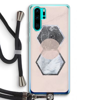 Creatieve toets: Huawei P30 Pro Transparant Hoesje met koord
