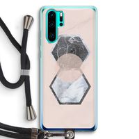 Creatieve toets: Huawei P30 Pro Transparant Hoesje met koord Creatieve toets: Huawei P30 Pro Transparant Hoesje met koord