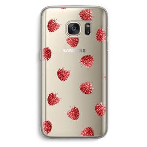 Framboosjes: Samsung Galaxy S7 Transparant Hoesje
