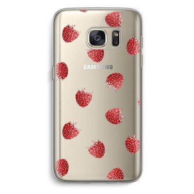 Framboosjes: Samsung Galaxy S7 Transparant Hoesje