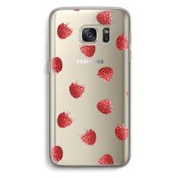 Framboosjes: Samsung Galaxy S7 Transparant Hoesje Framboosjes: Samsung Galaxy S7 Transparant Hoesje