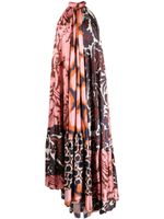 Biyan robe longue en soie à dos nu - Multicolore Biyan robe longue en soie à dos nu - Multicolore