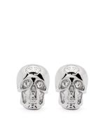 Philipp Plein puces d'oreilles à motif tête de mort 3D - Argent