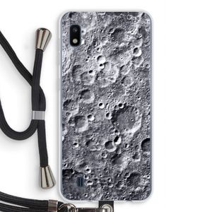 Maanlandschap: Samsung Galaxy A10 Transparant Hoesje met koord