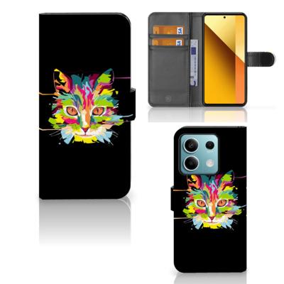 Xiaomi Redmi Note 13 5G Leuk Hoesje Cat Color Xiaomi Redmi Note 13 5G Leuk Hoesje Cat Color