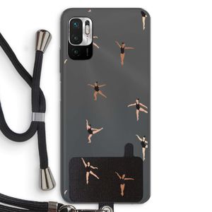 Dancing #1: Xiaomi Redmi Note 10 5G Transparant Hoesje met koord