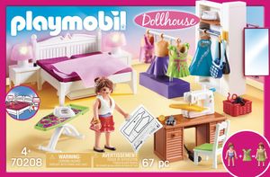 Playmobil Dollhouse Slaapkamer met Mode Ontwerphoek 70208