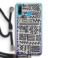 Marrakech print: Huawei P30 Lite Transparant Hoesje met koord