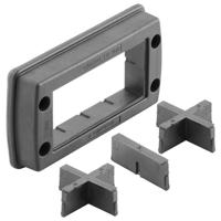 Weidmüller CABTITE FR 16/8 BK SET Frame (l x b x h) 19.6 x 126 x 70 mm Polyamid (glasvezelversterkt) Diepzwart 1 stuk(s)