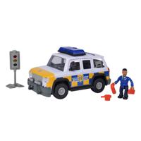 Simba Brandweerman sam politie auto 4x4 met figuur