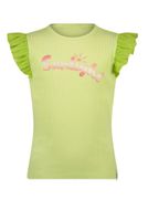 NoNo Meisjes t-shirt rib - Kamsi - Sour lime - thumbnail