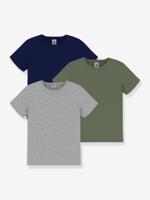 Set van 3 t-shirts voor kinderen van katoen van PETIT BATEAU wit